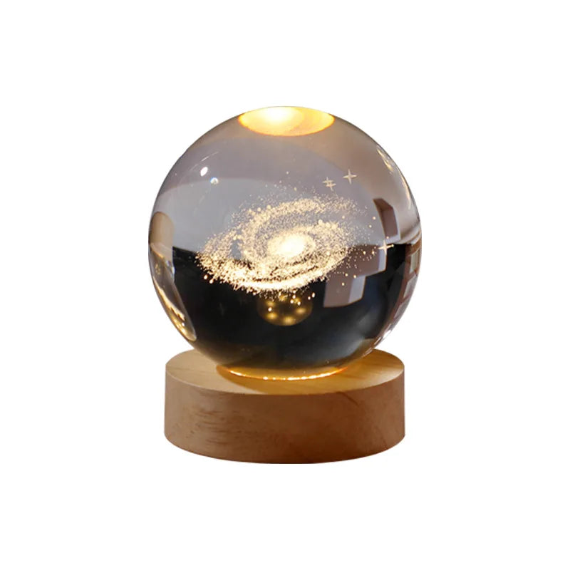 3D Crystal Ball LED Lamp